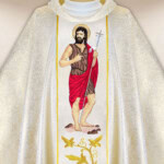 Chasuble brodée Saint Jean Baptiste