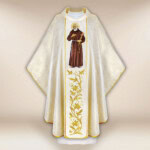 Chasuble brodée Saint Père Pio
