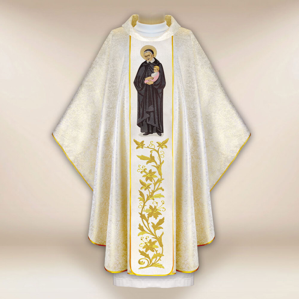 Chasuble brodée Saint Vincent