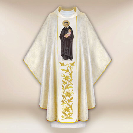 Chasuble brodée Saint Vincent