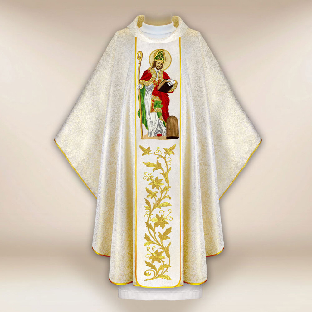 Chasuble brodée Saint ANotre-Dameroise