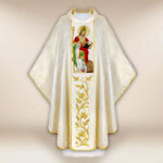Chasuble brodée Saint ANotre-Dameroise