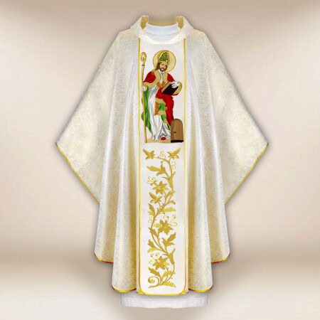 Chasuble brodée Saint ANotre-Dameroise
