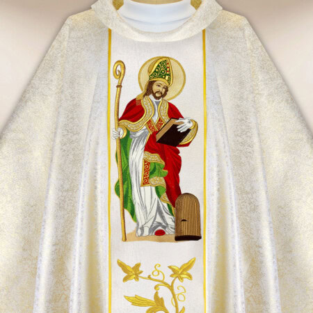 Chasuble brodée Saint ANotre-Dameroise