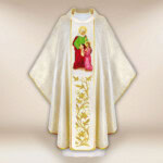 Chasuble brodée Sainte Anne