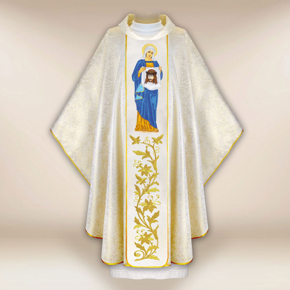 Chasuble brodée Saint Véronique