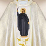 Chasuble brodée Saint François-Xavier