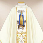 Chasuble brodée Mère de Dieu de la Lumière