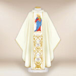 Chasuble brodée Mère de Dieu, Secours des Chrétiens