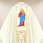 Chasuble brodée Mère de Dieu, Secours des Chrétiens