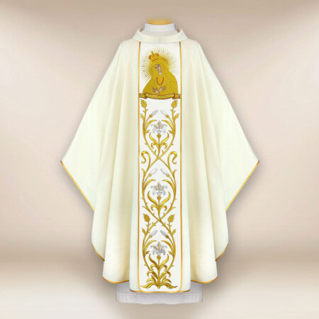 Chasuble brodée Mère de Dieu d'Ostra Brama