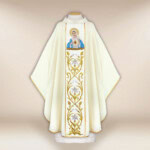 Chasuble brodée Cœur de Marie