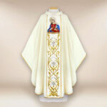 Chasuble brodée Cœur de Marie