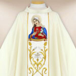 Chasuble brodée Cœur de Marie