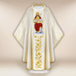 Chasuble brodée Christ Roi