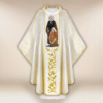 Chasuble brodée Sainte Mère Marie