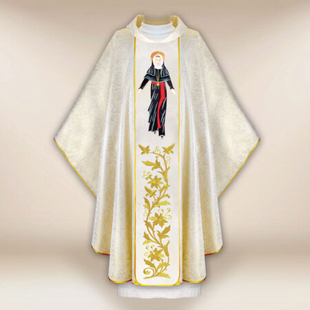 Chasuble brodée Saint Maria de Matias