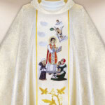 Chasuble brodée Saint Valentin