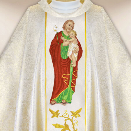 Chasuble brodée Saint Joseph