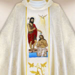 Chasuble brodée Baptême de Jésus