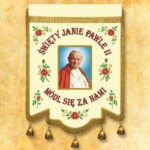 Drapeau d'église Saint Jean-Paul II