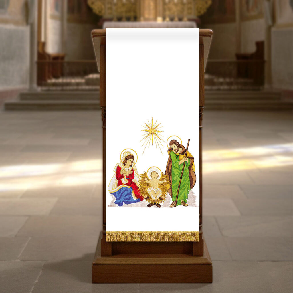 parement d’ambon brodé Sainte Famille