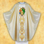 Chasuble brodée de Noël