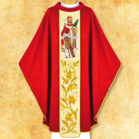 Chasuble avec l'image de saint Wojciech