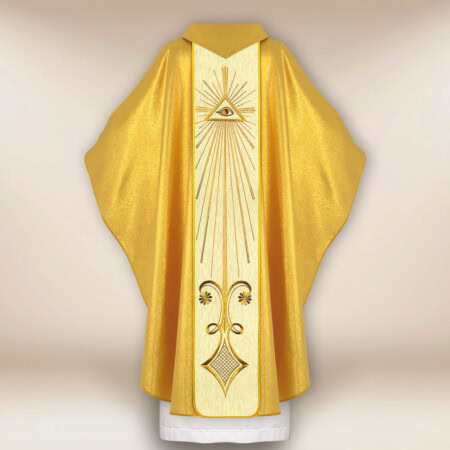 Chasuble de mariage brodée