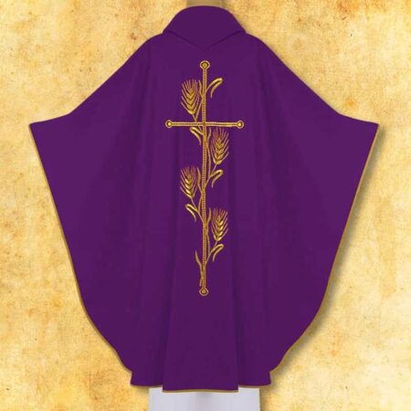 Chasuble brodée Calice avec Épis