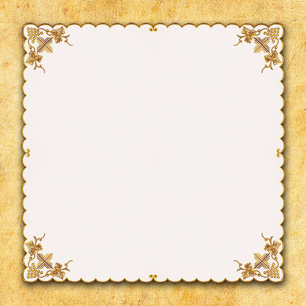 Nappe liturgique avec croix