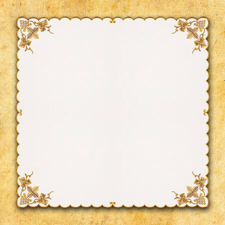 Nappe liturgique avec croix