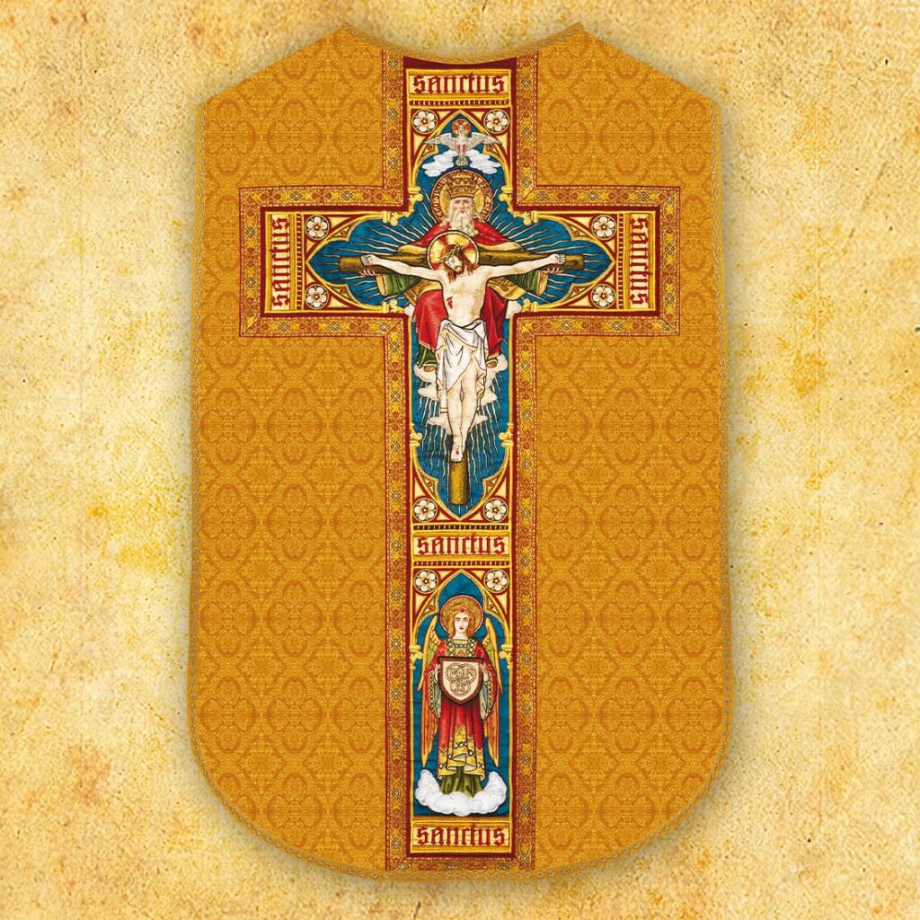 Chasuble romaine réplique Sainte Trinité
