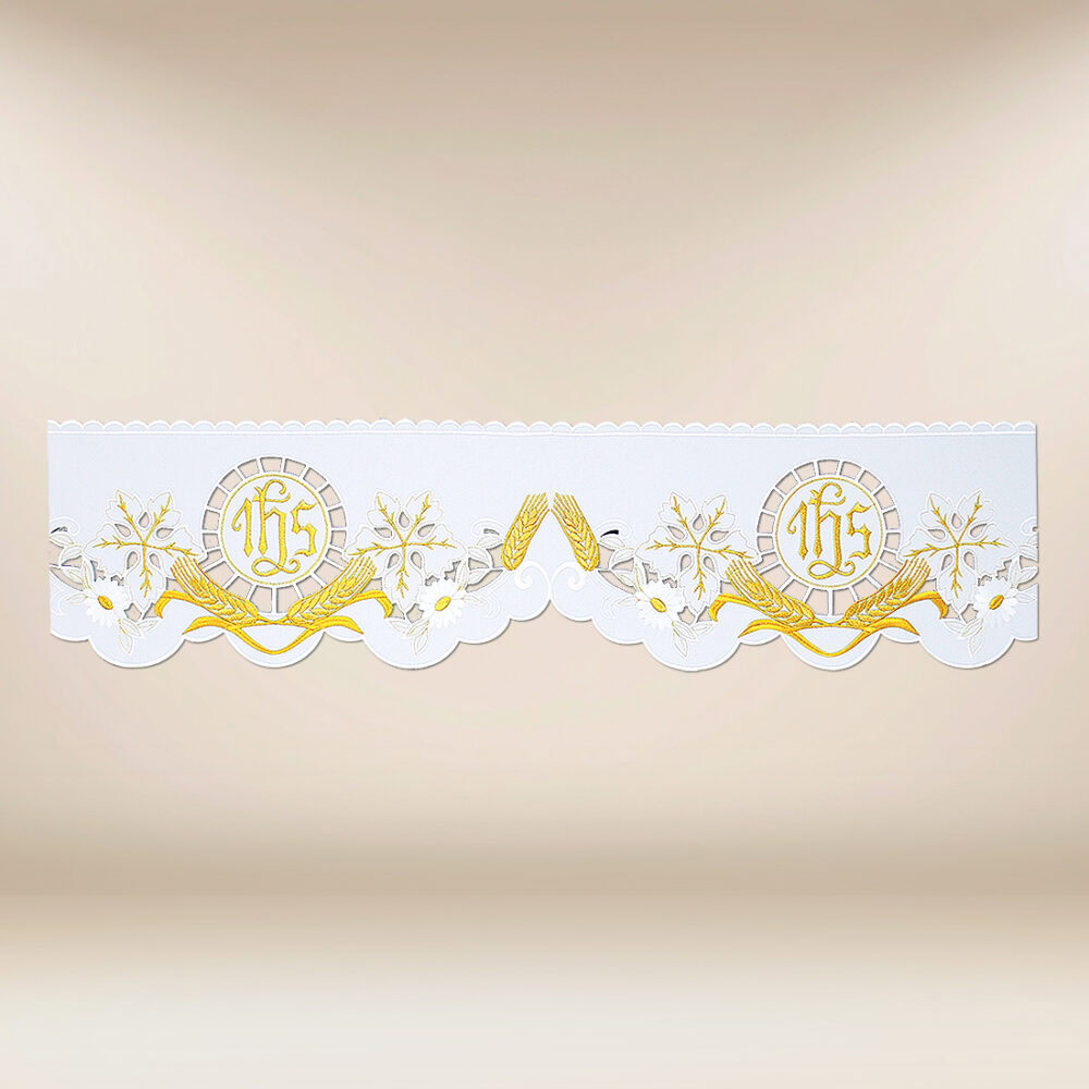 Dentelle brodée Eucharistique