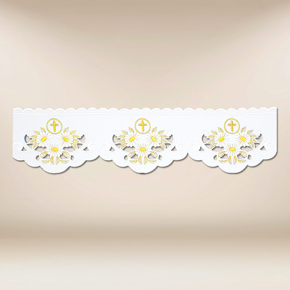 Dentelle brodée eucharistique