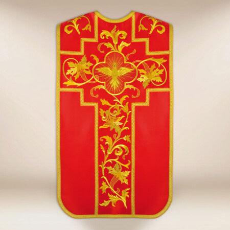 Chasuble romaine avec motif de l'Esprit Saint