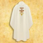 Chasuble brodée festive