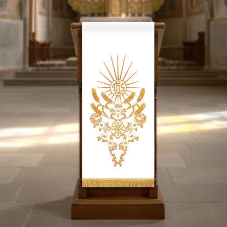Parement d’ambon brodé liturgique