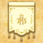 drapeau d'église Jésus Miséricordieux