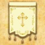 Drapeau ecclésiastique Saint Antoine