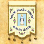 drapeau ecclésiastique Notre-Dame du Rosaire