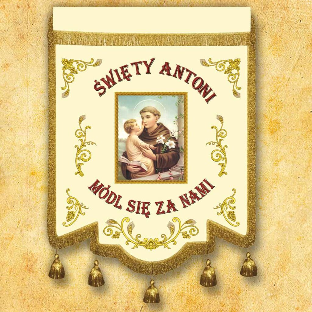 Drapeau ecclésiastique Saint Antoine
