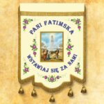 drapeau ecclésiastique Notre-Dame de Fatima