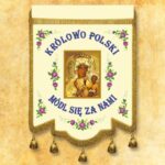 drapeau ecclésiastique Reine de Pologne