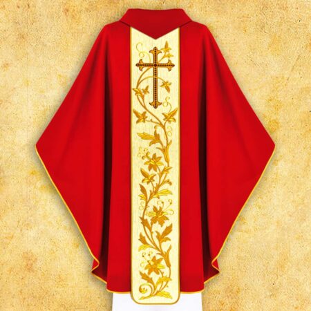 Chasuble brodée Sainte Cécile