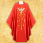 Chasuble brodée Esprit Saint