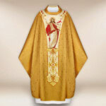 Chasuble brodée Jésus Ressuscité