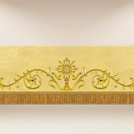 Dais de procession brodé