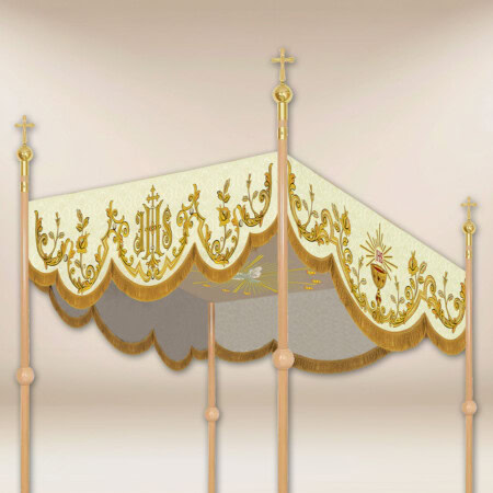 dais de procession procesyjny brodé