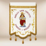 Drapeau brodé Jésus-Christ